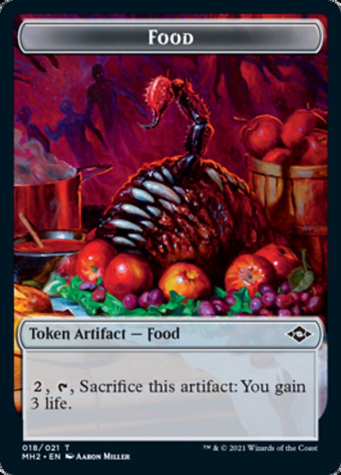 Food Token (18) // Goblin Token [Modern Horizons 2 Tokens]