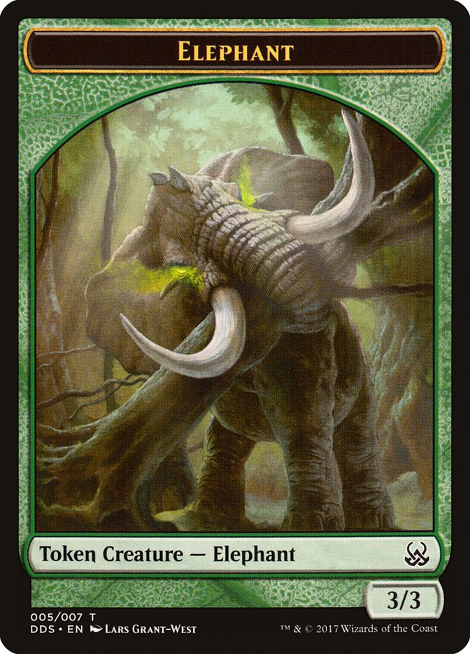 Elephant [Duel Decks: Mind vs. Might Tokens]