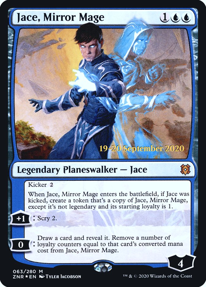 Jace, Mirror Mage  [Zendikar Rising Prerelease Promos]