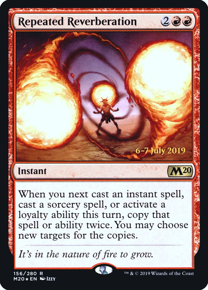 Repeated Reverberation  [Core Set 2020 Prerelease Promos]