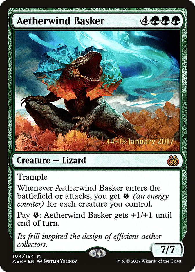 Aetherwind Basker  [Aether Revolt Prerelease Promos]