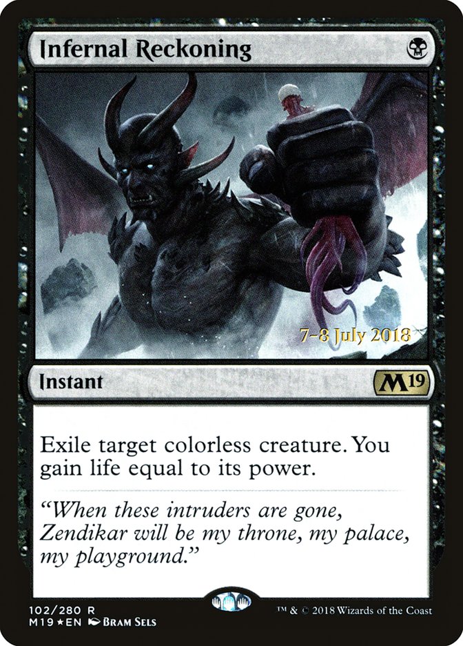 Infernal Reckoning  [Core Set 2019 Prerelease Promos]