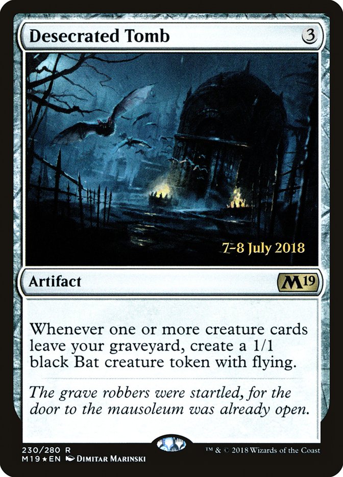 Desecrated Tomb  [Core Set 2019 Prerelease Promos]