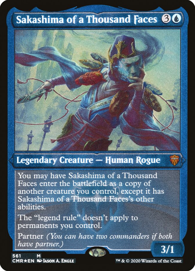 Sakashima of a Thousand Faces [Commander Legends Etched]