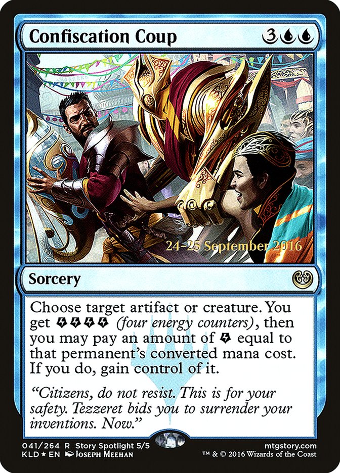 Confiscation Coup  [Kaladesh Prerelease Promos]