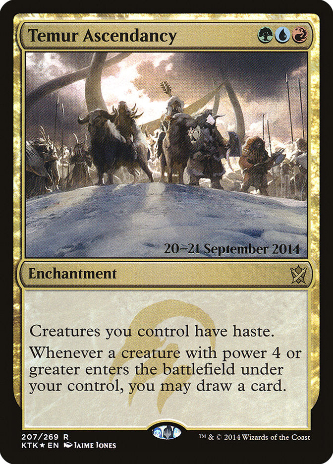 Temur Ascendancy  [Khans of Tarkir Prerelease Promos]