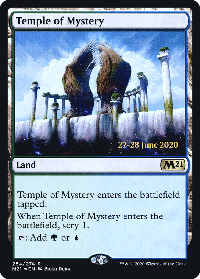 Temple of Mystery  [Core Set 2021 Prerelease Promos]