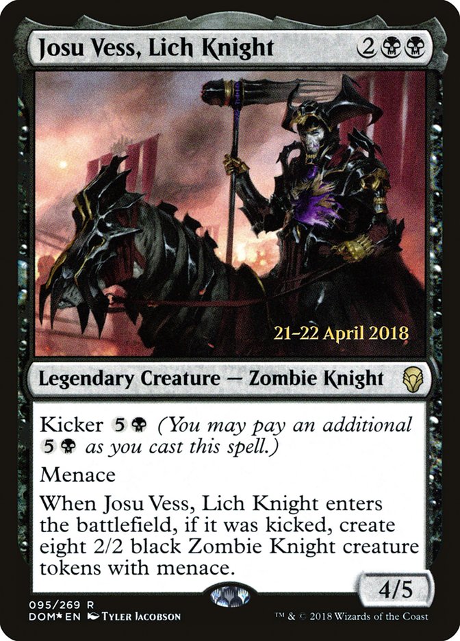 Josu Vess, Lich Knight  [Dominaria Prerelease Promos]