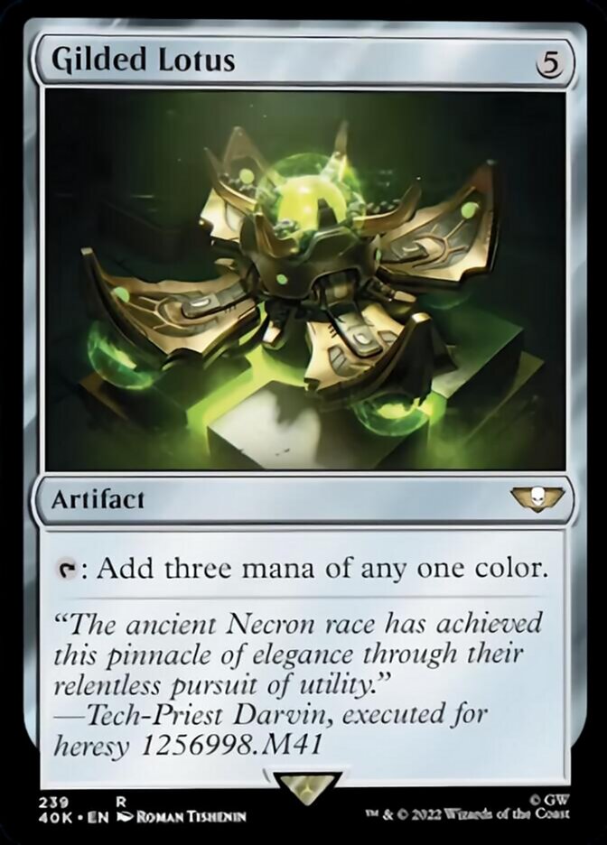 Gilded Lotus (Surge Foil) [Universes Beyond: Warhammer 40,000]