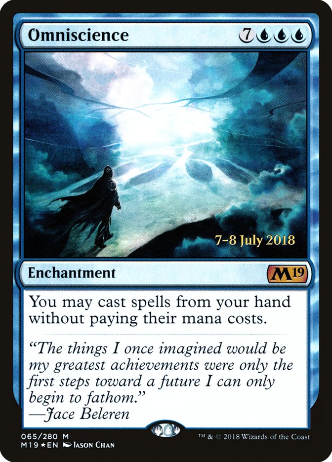 Omniscience  [Core Set 2019 Prerelease Promos]