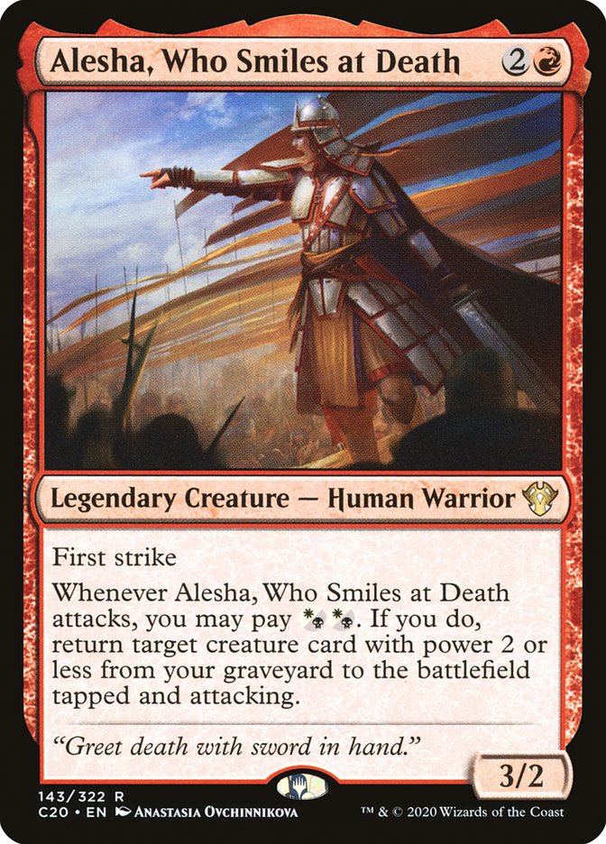 Alesha, Who Smiles at Death [Commander 2020]