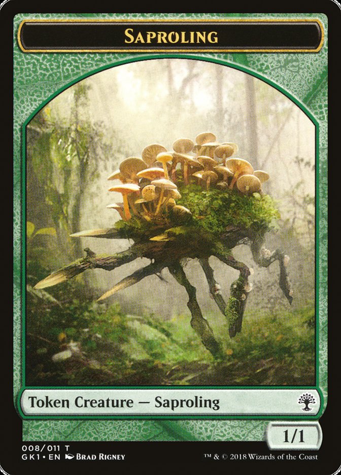 Saproling // Elf Knight [GRN Guild Kit Tokens]