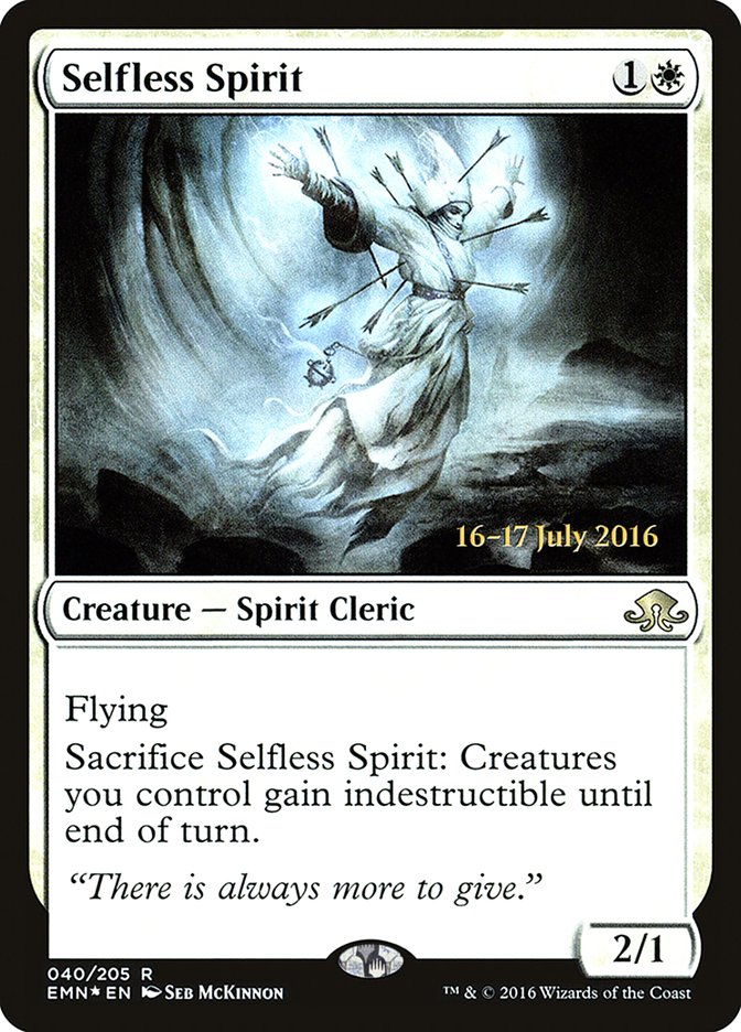 Selfless Spirit  [Eldritch Moon Prerelease Promos]