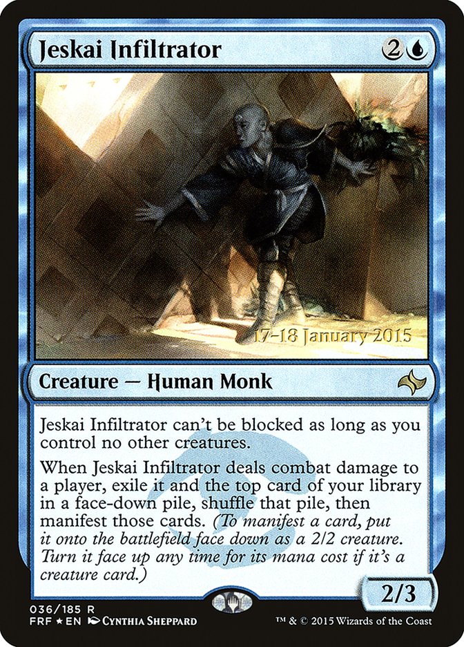 Jeskai Infiltrator  [Fate Reforged Prerelease Promos]