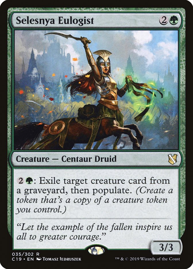 Selesnya Eulogist [Commander 2019]