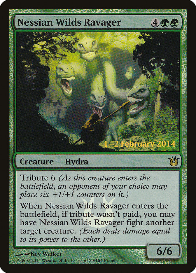 Nessian Wilds Ravager  [Born of the Gods Prerelease Promos]