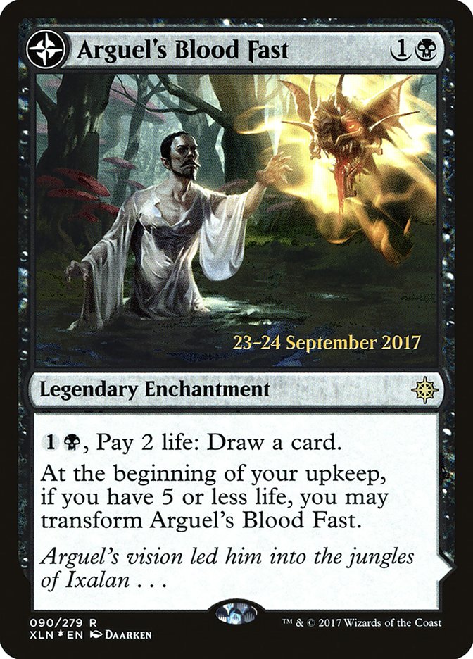 Arguel's Blood Fast // Temple of Aclazotz  [Ixalan Prerelease Promos]