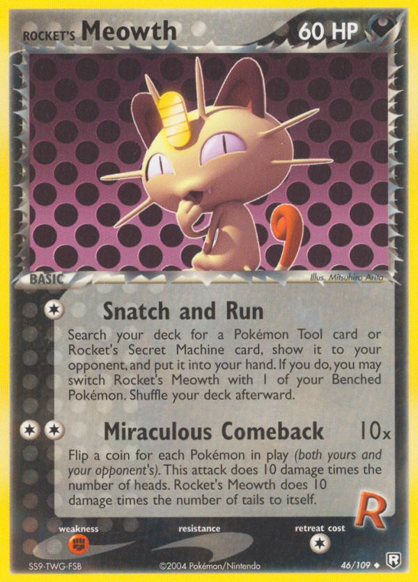 Rocket's Meowth (46/109) [EX: Team Rocket Returns]