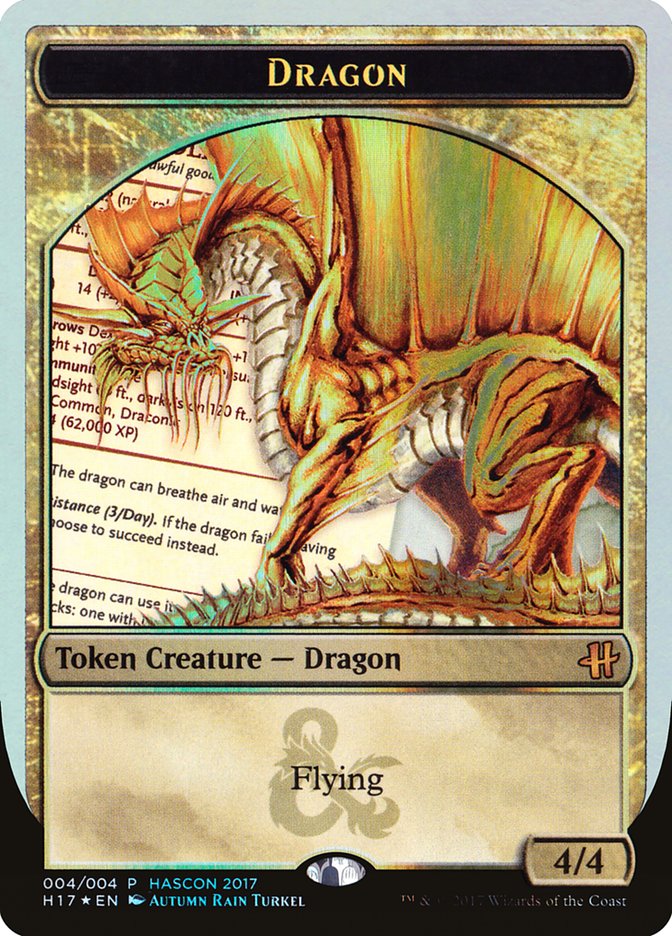 Gold Dragon Token [HasCon 2017]