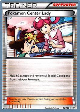 Pokemon Center Lady (93/106) (Primal Groudon - Alejandro Ng-Guzman) [World Championships 2015]