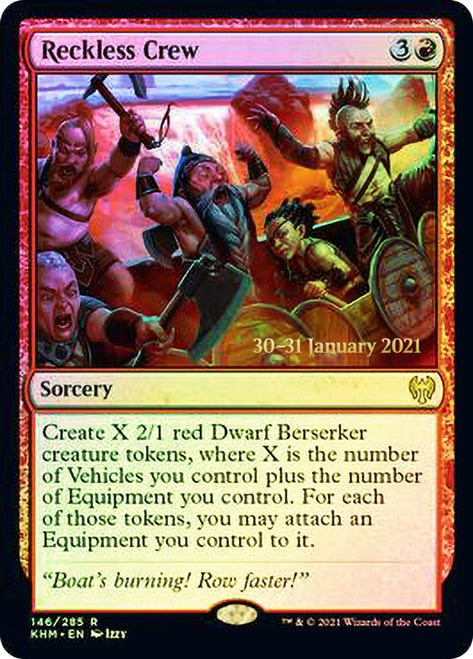 Reckless Crew  [Kaldheim Prerelease Promos]