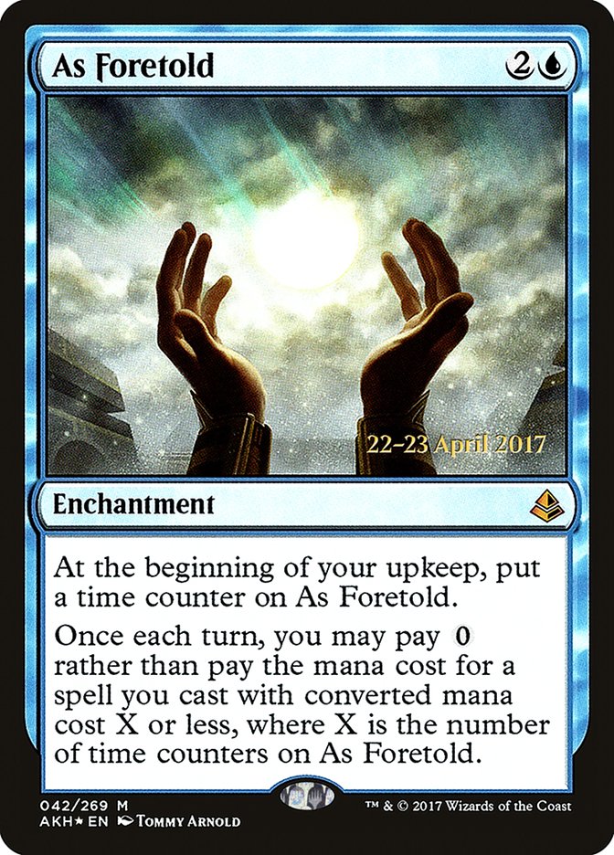 As Foretold  [Amonkhet Prerelease Promos]