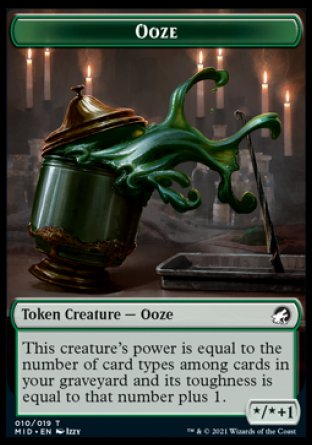 Ooze Token [Innistrad: Midnight Hunt Tokens]