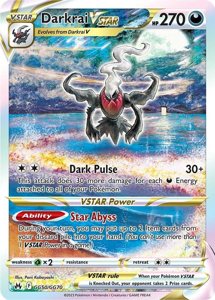 Darkrai VSTAR (GG50/GG70) [Sword & Shield: Crown Zenith]