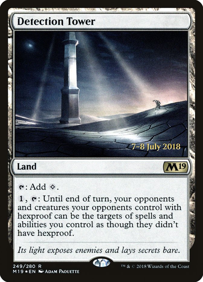 Detection Tower  [Core Set 2019 Prerelease Promos]