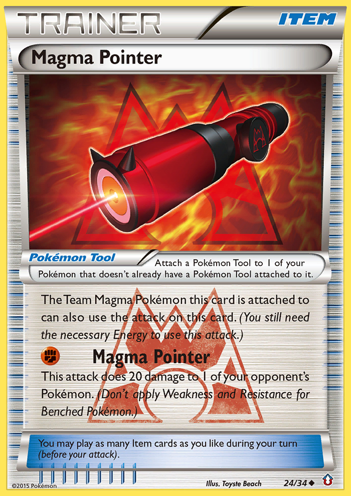 Magma Pointer (24/34) [XY: Double Crisis]