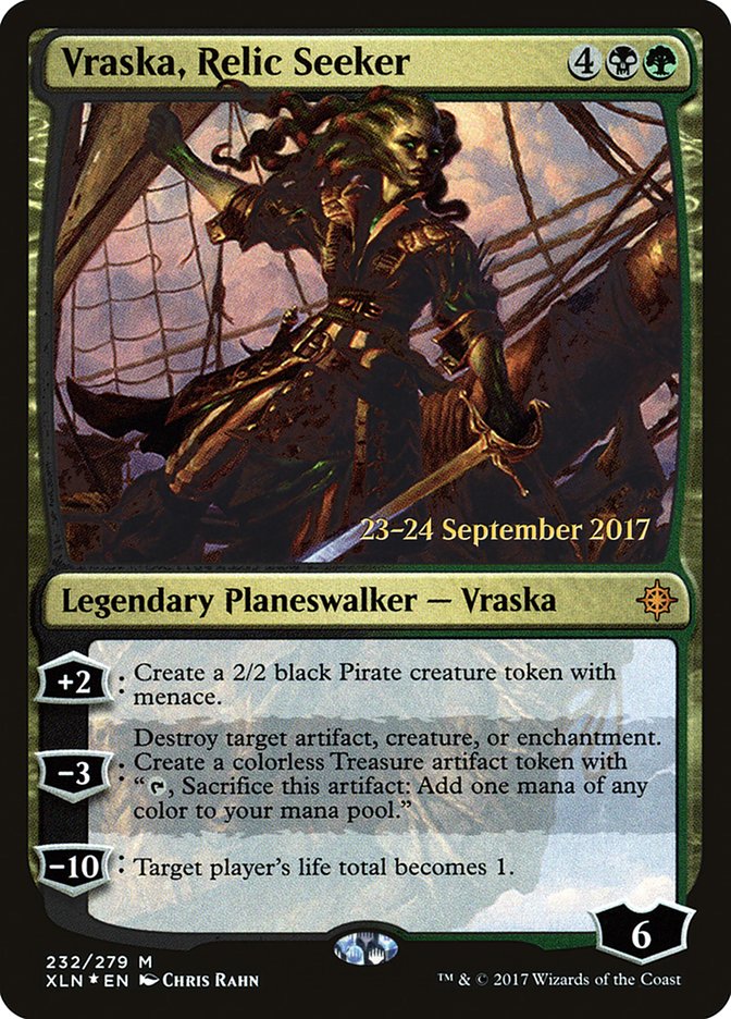 Vraska, Relic Seeker  [Ixalan Prerelease Promos]