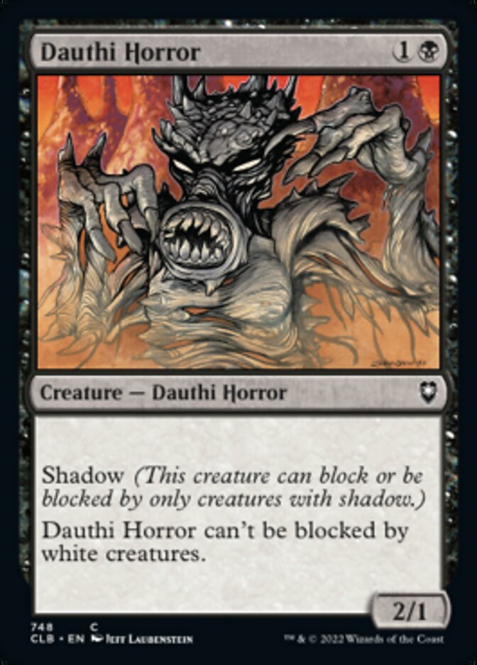 Dauthi Horror [Commander Legends: Battle for Baldur's Gate]