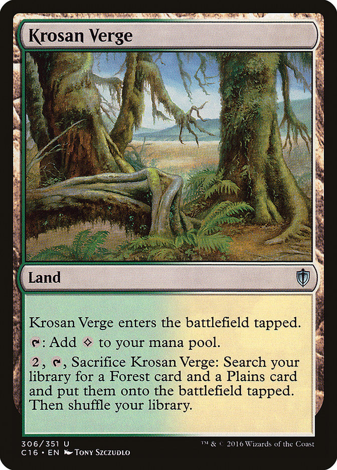 Krosan Verge [Commander 2016]