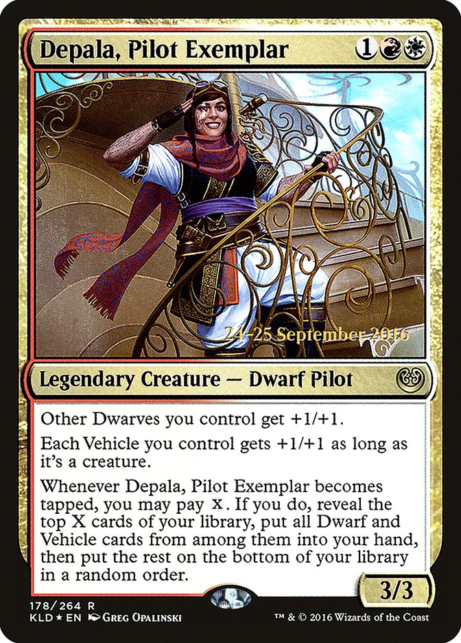 Depala, Pilot Exemplar  [Kaladesh Prerelease Promos]