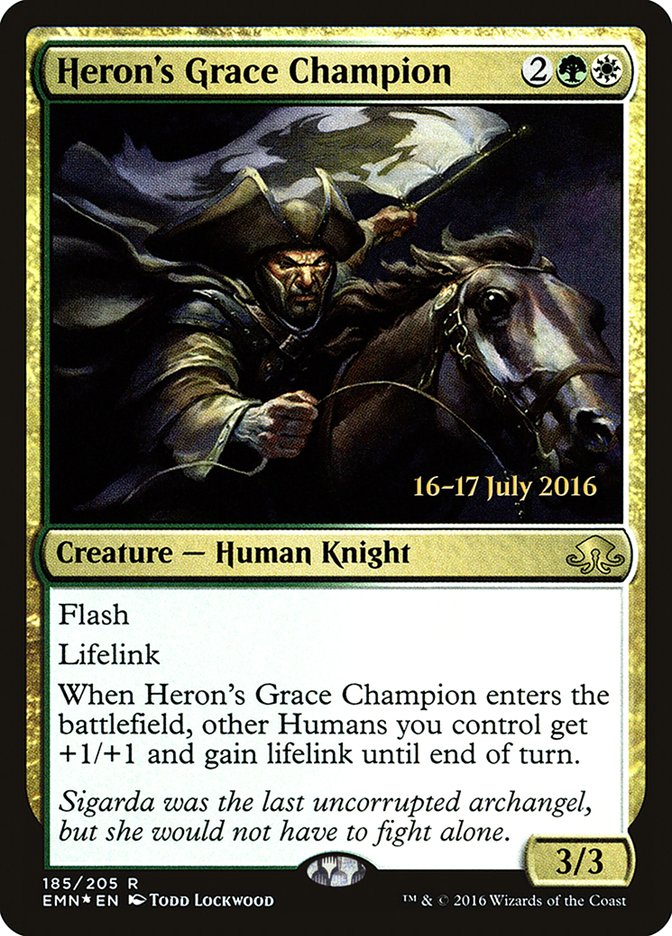 Heron's Grace Champion  [Eldritch Moon Prerelease Promos]