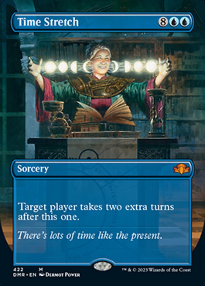 Time Stretch (Borderless Alternate Art) [Dominaria Remastered]