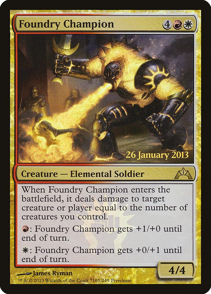 Foundry Champion  [Gatecrash Prerelease Promos]