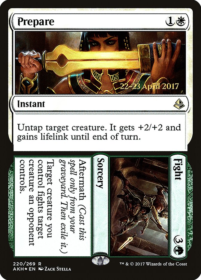 Prepare // Fight  [Amonkhet Prerelease Promos]