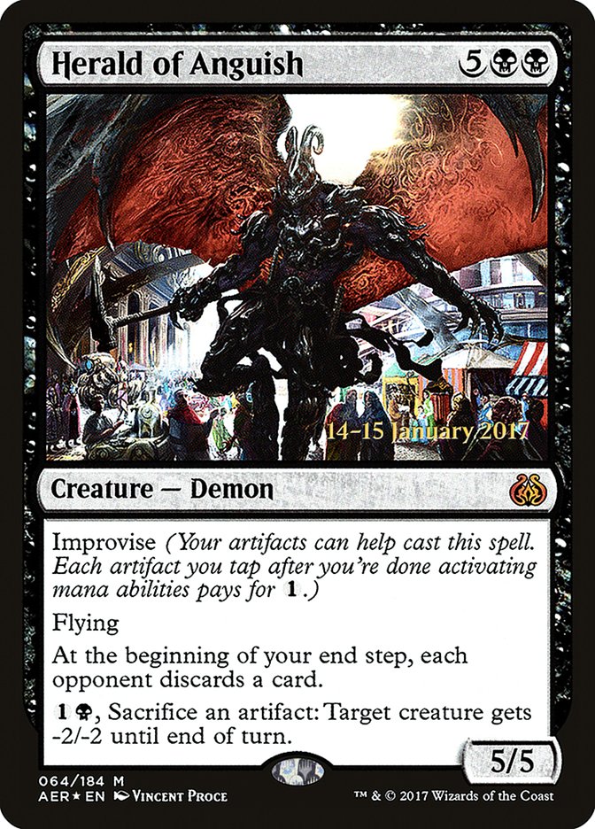 Herald of Anguish  [Aether Revolt Prerelease Promos]