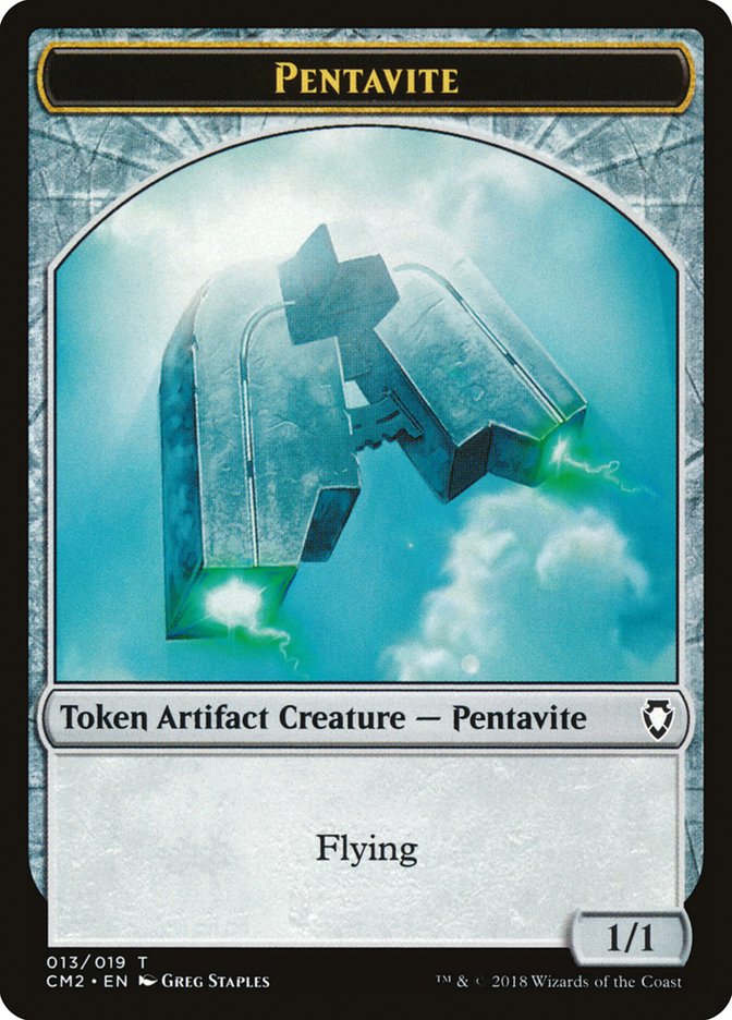 Pentavite Token [Commander Anthology Volume II Tokens]