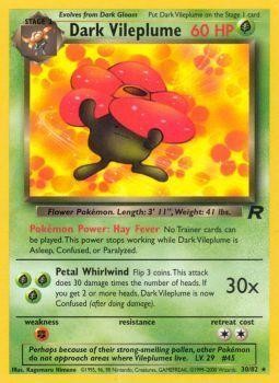 Dark Vileplume (30/82) [Team Rocket Unlimited]