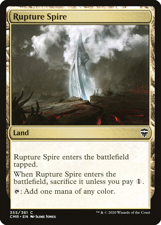 Rupture Spire [Commander Legends]