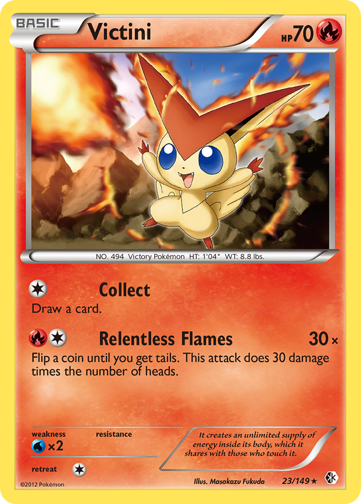 Victini (23/149) [Black & White: Boundaries Crossed]