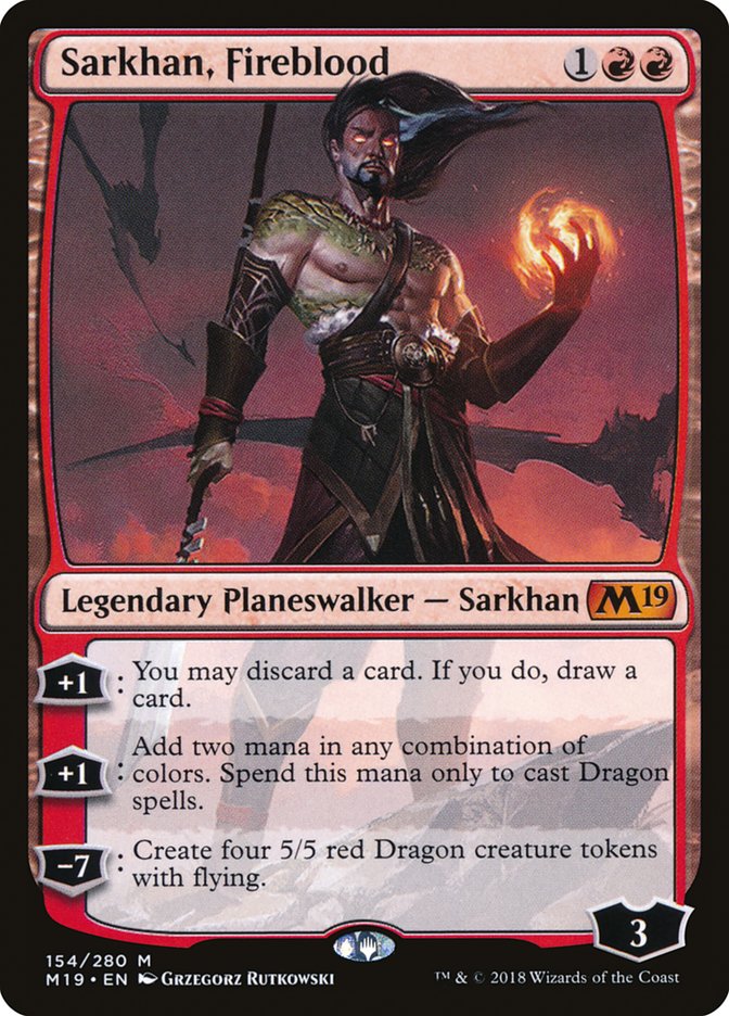 Sarkhan, Fireblood [Core Set 2019]