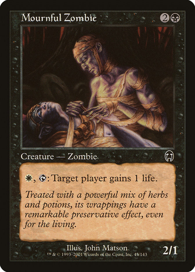 Mournful Zombie [Apocalypse]