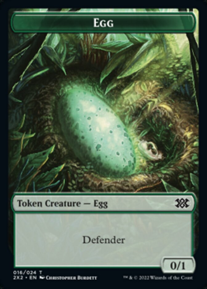 Egg // Eldrazi Scion Double-sided Token [Double Masters 2022 Tokens]