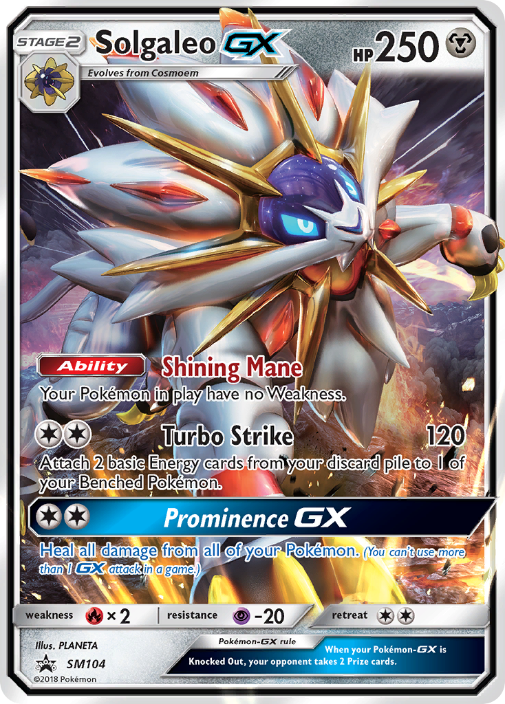 Solgaleo GX (SM104) [Sun & Moon: Black Star Promos]