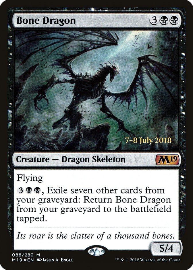 Bone Dragon  [Core Set 2019 Prerelease Promos]