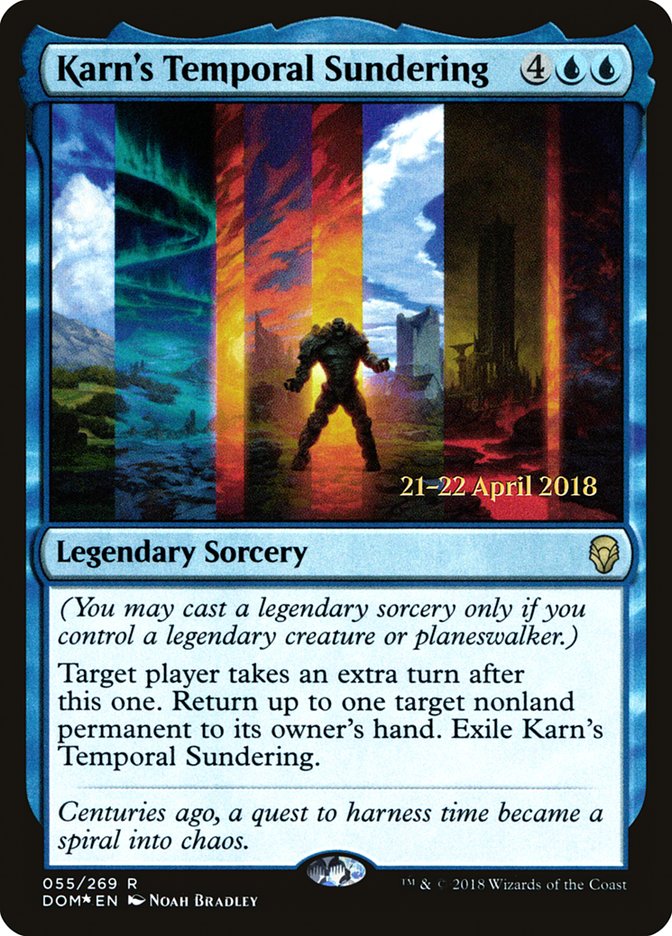 Karn's Temporal Sundering  [Dominaria Prerelease Promos]