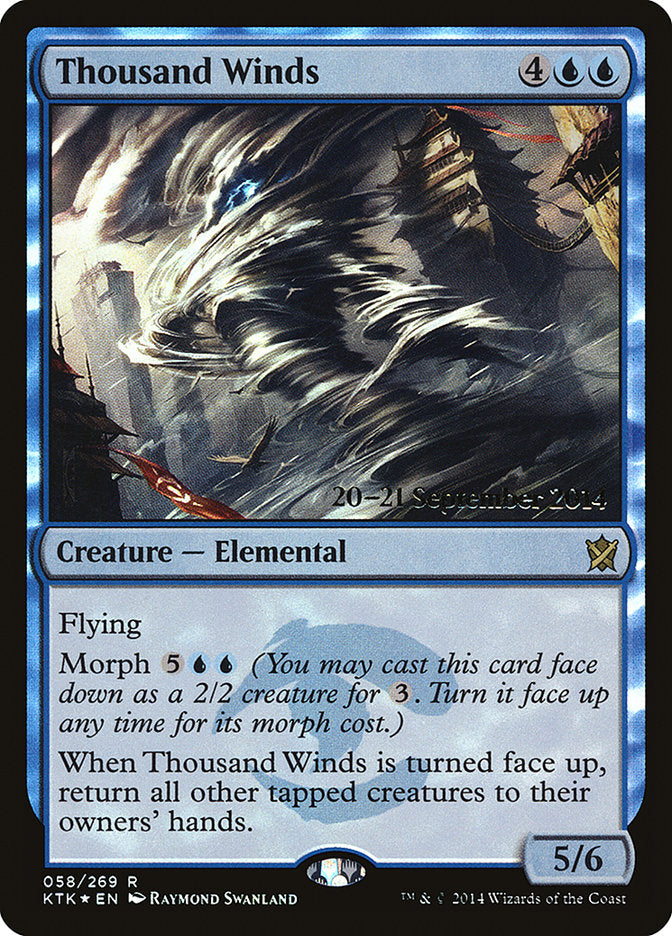 Thousand Winds  [Khans of Tarkir Prerelease Promos]